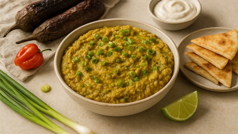 Curried Eggplant Choka DIP