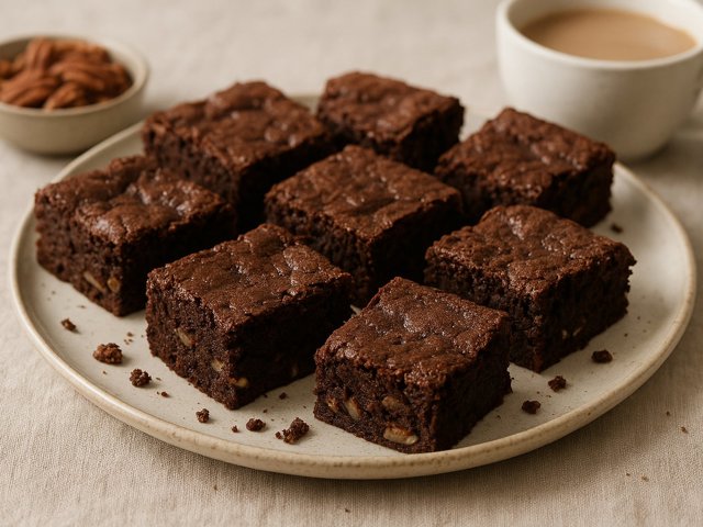Dark Chocolate, Clove & Cinnamon Brownies