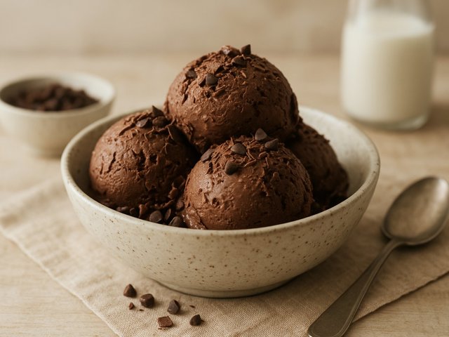 Dark Chocolate Ice Cream