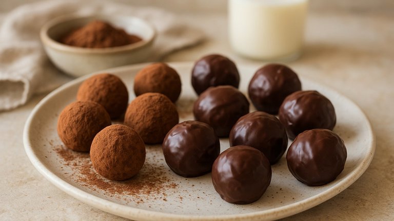 Dark Chocolate Truffles