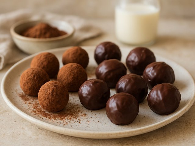 Dark Chocolate Truffles