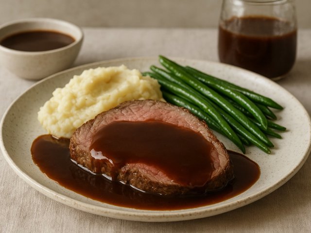 Demi-Glace And Meat Glaze