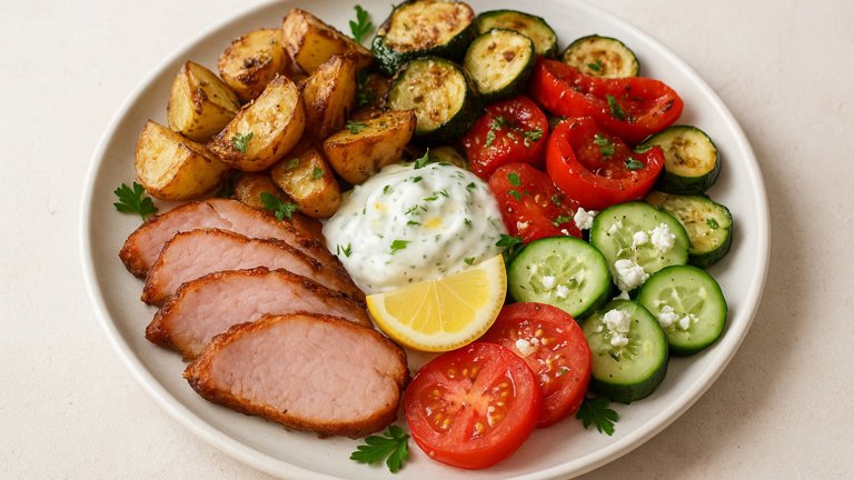 Dinner &Mdash; Smoky Turkey Mediterranean Potato Plate