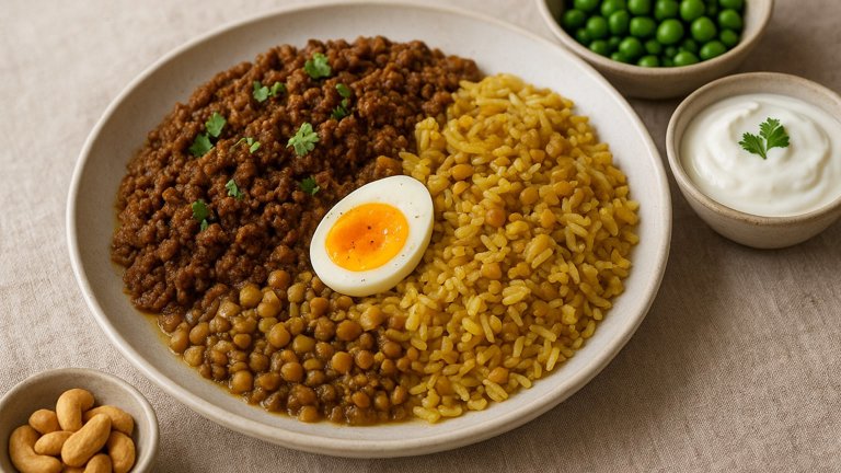 Dinner — Maharaja Beef Keema & Lentil Biryani Feast