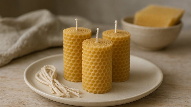 DIY: Rolled Beeswax Candles