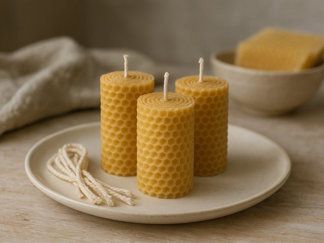DIY: Rolled Beeswax Candles