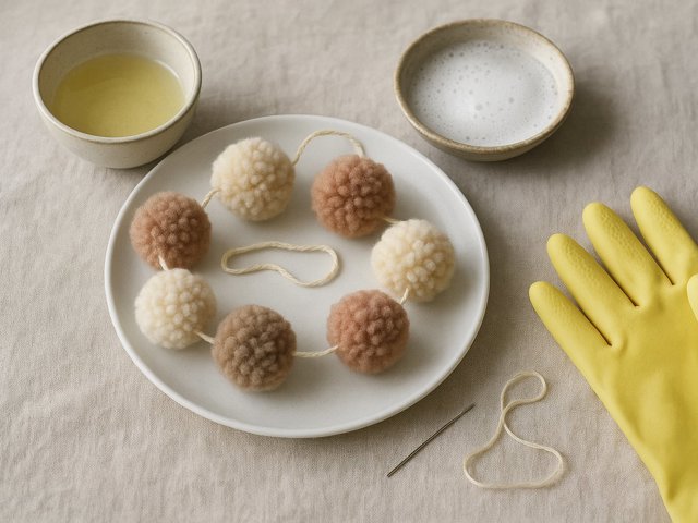 Diy: Wool Pom-Pom Garlands