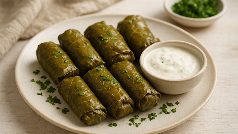 Dolmas (Stuffed Grape Leaves)