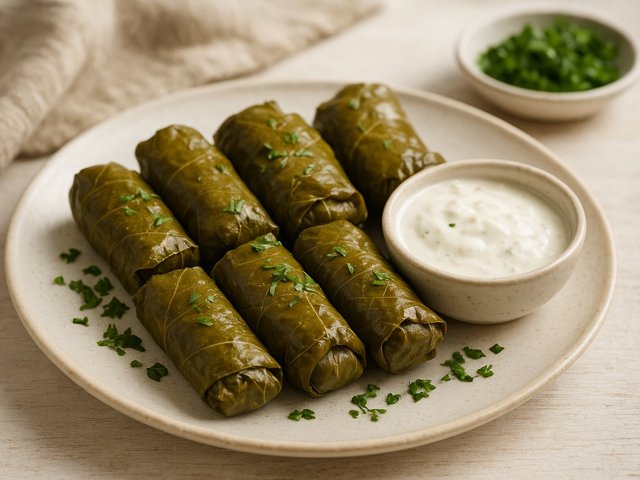 Dolmas (Stuffed Grape Leaves)
