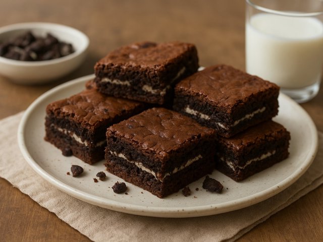 Double-Stuffed Brownies