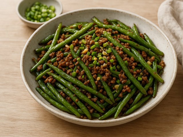 Dry-Fried Green Beans