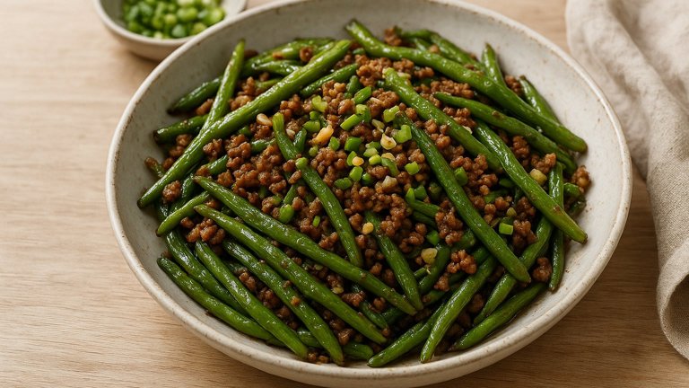 Dry-Fried Green Beans