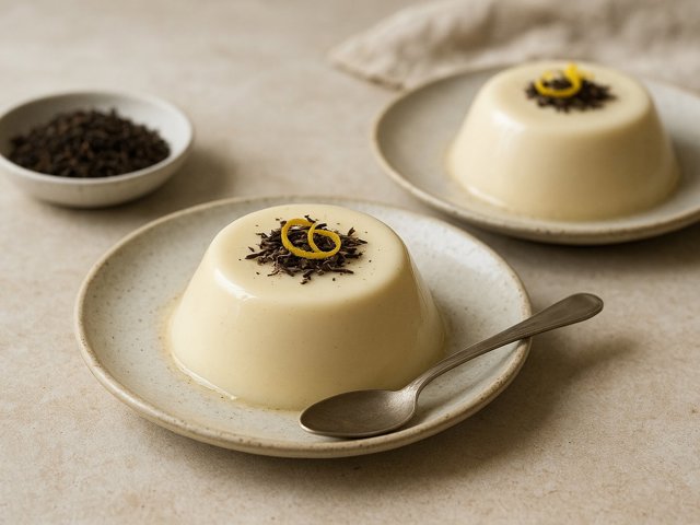 EARL GREY Panna Cotta