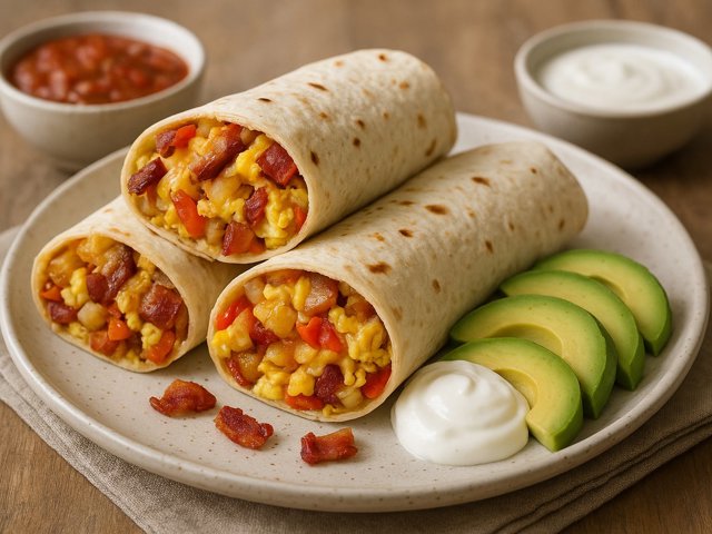 Easy Breakfast Burritos
