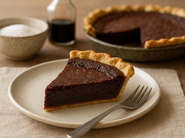 Easy Chocolate Chess Pie
