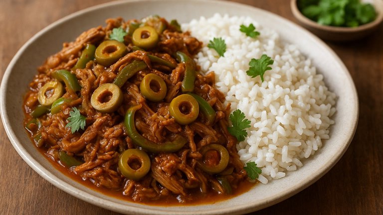 Cuban-Style Pulled Pork With Olives