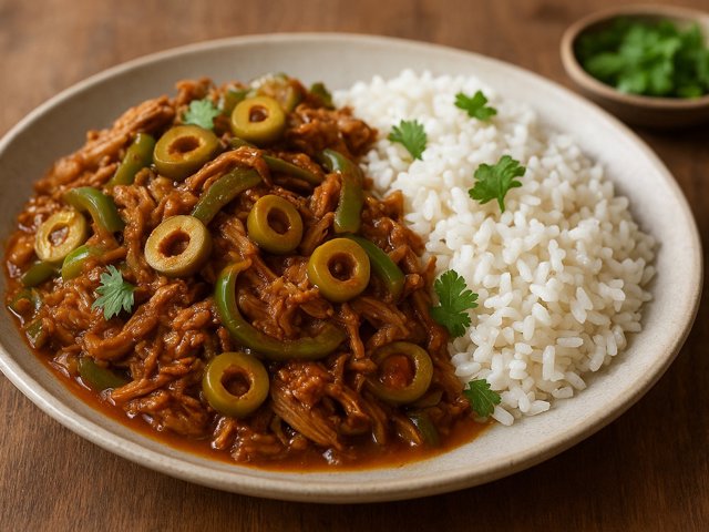 Easy Cuban-Style Pulled Pork With Olives