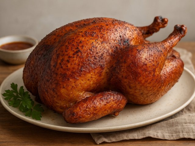 Easy Smoked Whole Turkey
