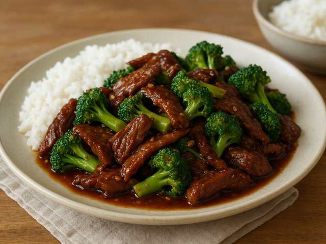 Easy, Spicy Beef And Broccoli Stir-Fry