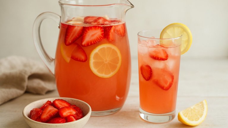 Easy Strawberry Lemonade
