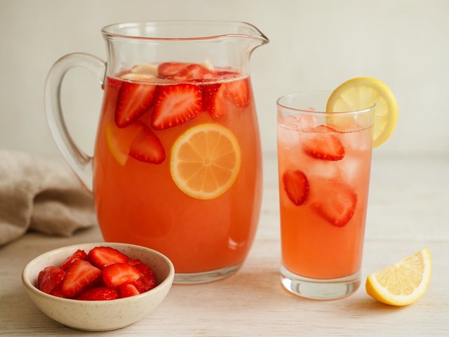 Easy Strawberry Lemonade