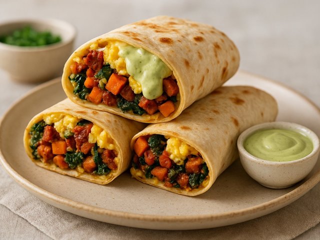Egg & Chorizo Burritos