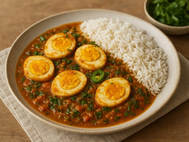 Egg And Watercress Curry