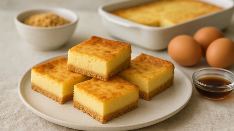 Egg Custard Bars