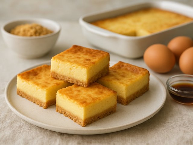 Egg Custard Bars