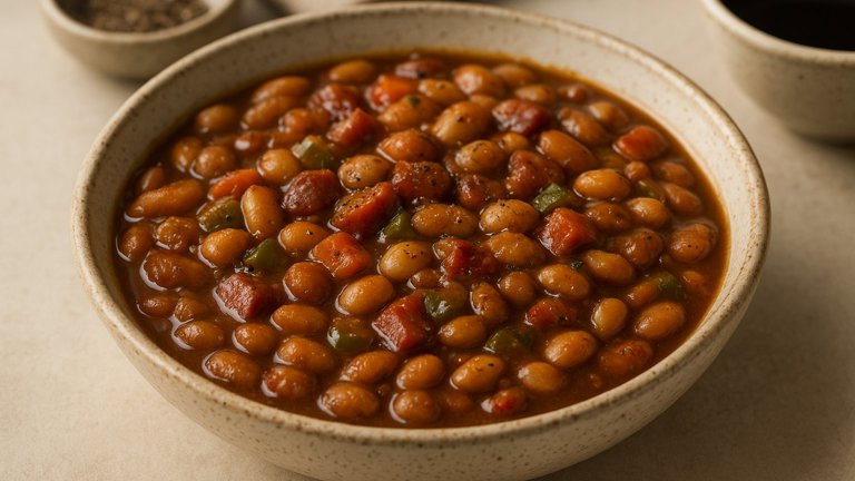 Espresso Baked Beans