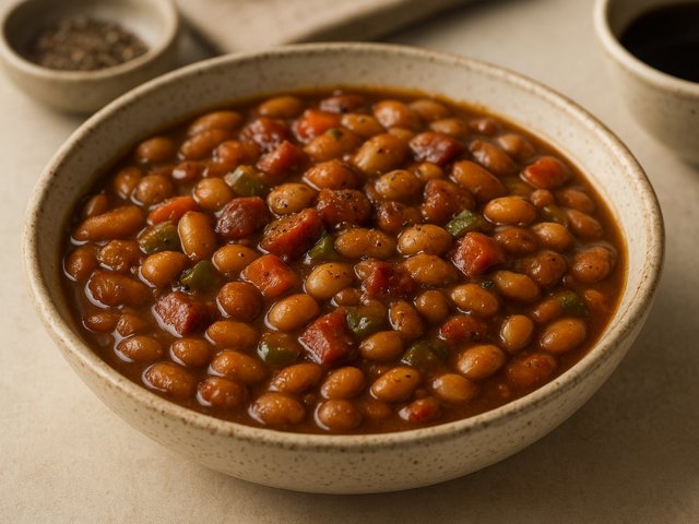 Espresso Baked Beans