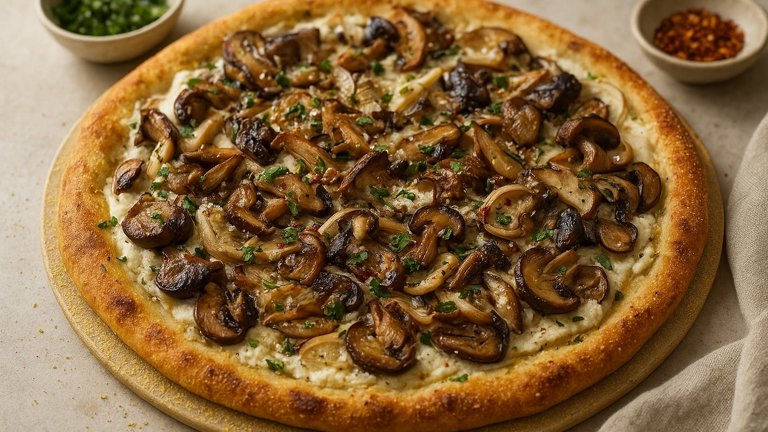 Fall Mushroom Pizza