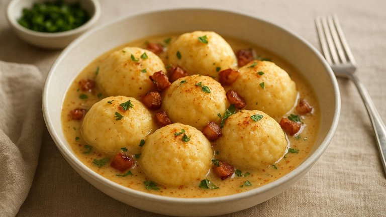 Farina Dumplings Cockaigne