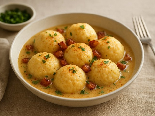 Farina Dumplings Cockaigne