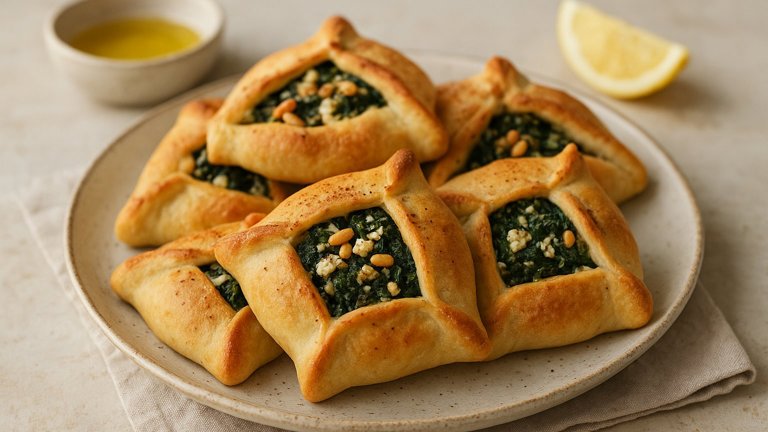 Fatayer BI Sabanekh (Lebanese Spinach Pies)