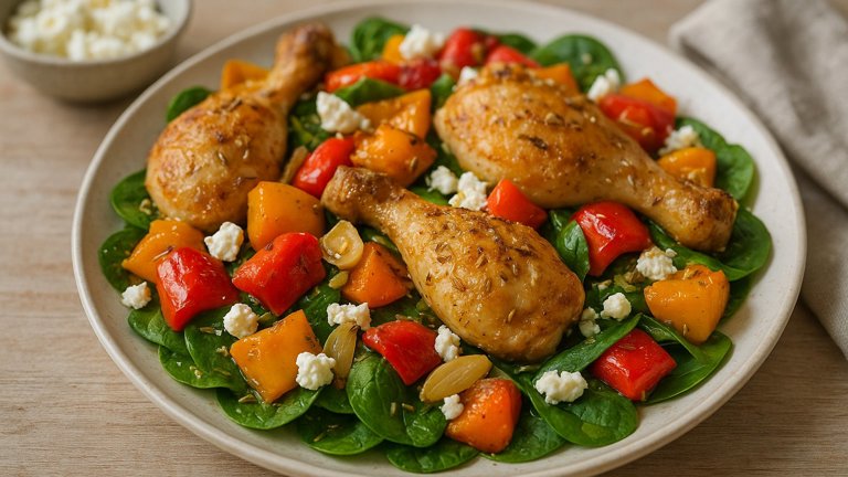 Fennel Roasted Chicken & Peppers