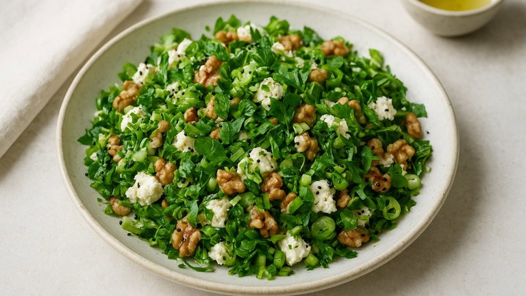Feta, Walnut & Nigella SEED Salad