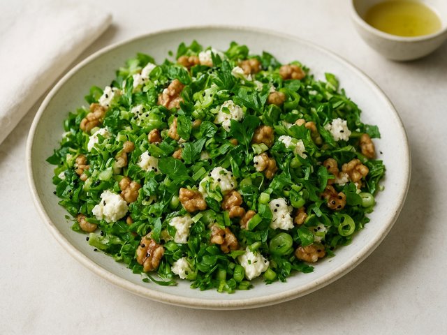 Feta, Walnut & Nigella SEED Salad