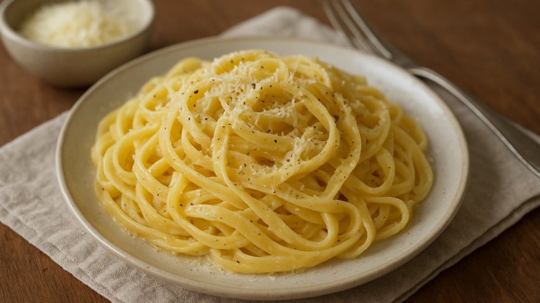 Fettuccine With Butter And Cheese (I)
