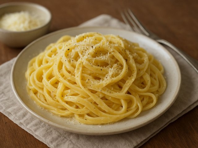 Fettuccine With Butter And Cheese (I)