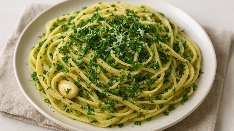 Fettuccine WITH Fresh Herbs