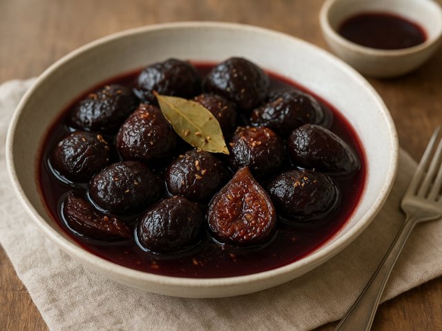 Fig And Red Wine Sauce