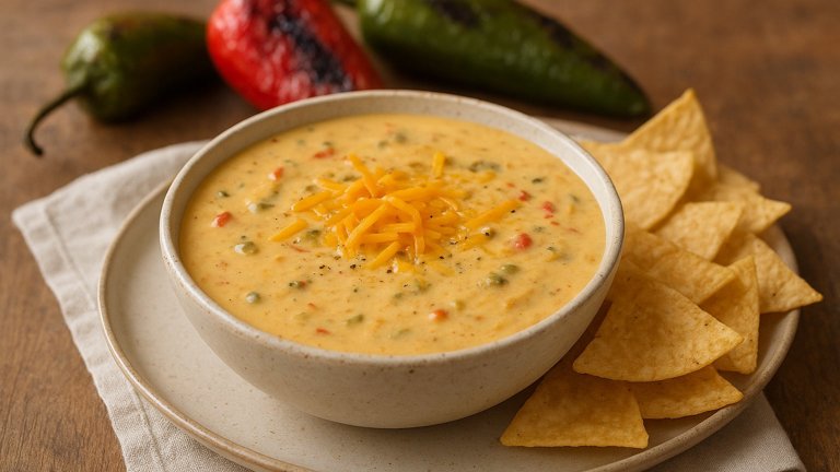 Fire-Roasted Pepper Queso DIP