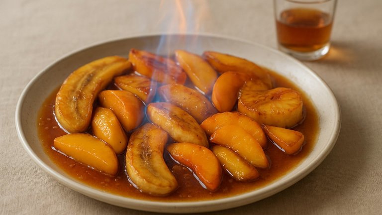 Flambéed Fruit