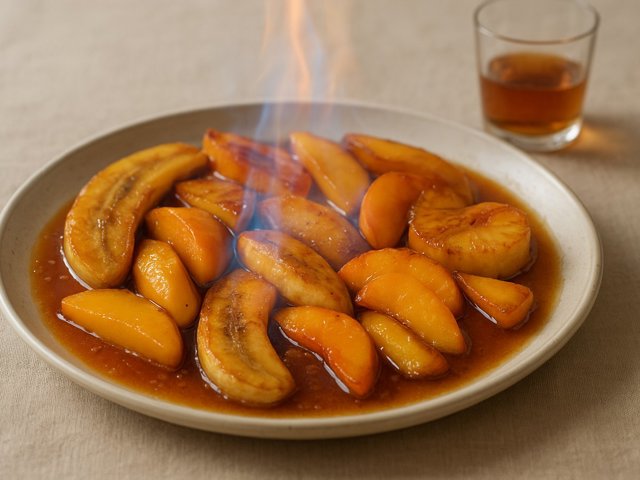 Flambéed Fruit