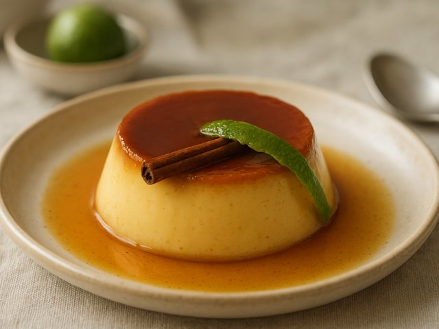 Flan With Condensed Milk