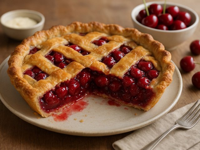 Fresh Cherry Pie