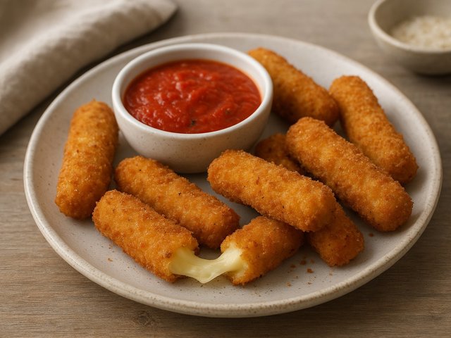Fried Mozzarella Sticks