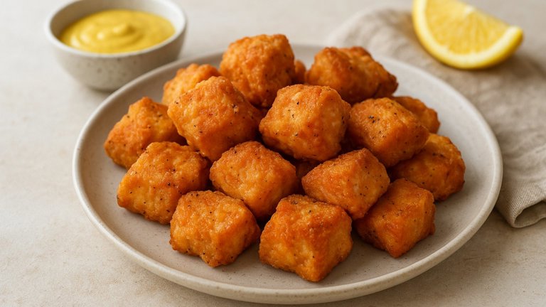 Fried Salmon Bites