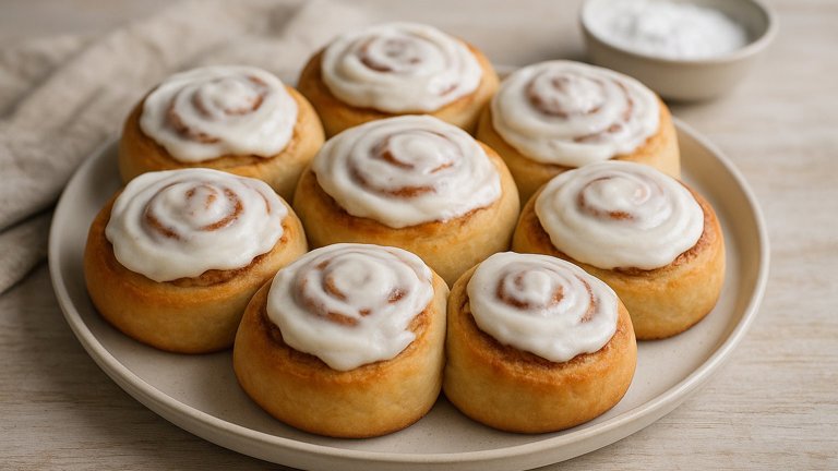Frosted Cinnamon Rolls